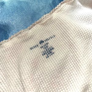 Brandy Melville Women’s Shirt cream and White Lace